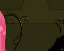 a cartoon character with a gun and a heart in his mouth