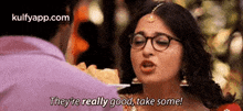 Theyte Really Good, Take Some!.Gif GIF - Theyte Really Good Take Some! Anushka Shetty GIFs