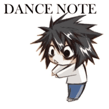 Dance Note Lawliet GIF - Dance Note Lawliet GIFs
