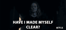 Made Myself Clear Clear GIF - Made Myself Clear Clear Do You Understand GIFs