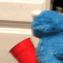 Drunk Cookie Monster GIF