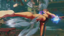 Chun Li Crazy Kicks! GIF - Sfv Street Fighter GIFs