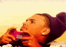 Chris Brown Looking GIF - Chris Brown Looking Singer GIFs
