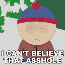 I Cant Believe That Asshole Stan Marsh GIF - I Cant Believe That Asshole Stan Marsh South Park GIFs