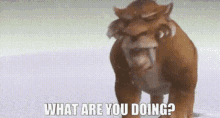 Ice Age Soto GIF - Ice Age Soto What Are You Doing GIFs