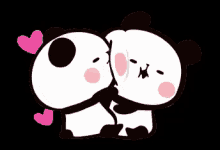 love panda heart mochimochi