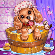 Bubble Bath GIF - Bubble Bath Puppy GIFs