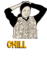 Chill Out Chilling Sticker - Chill Out Chilling Relax Stickers