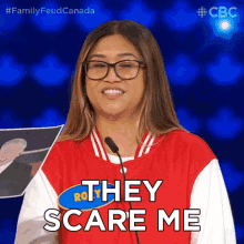 They Scare Me Roxy GIF - They Scare Me Roxy Family Feud Canada GIFs