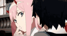 Anime Zero Two GIF - Anime Zero Two Couple GIFs