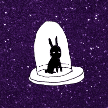 Bunny Space GIF - Bunny Space Blink GIFs