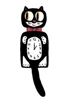 Cat Clock GIF - Cat Clock Time GIFs