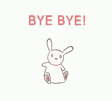 Bye Ciao GIF - Bye Ciao Bunny GIFs