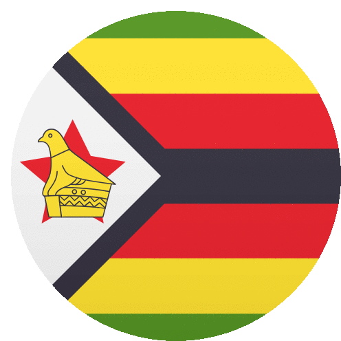 Zimbabwe Flags Sticker - Zimbabwe Flags Joypixels Stickers