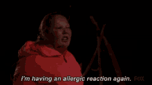 allergic swollen face im sick