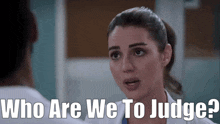 Greys Anatomy Jules Millin GIF - Greys Anatomy Jules Millin Who Are We To Judge GIFs
