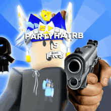 Party Hat Rb Roblox Bedwars GIF - Party Hat Rb Roblox Bedwars Bedwars GIFs