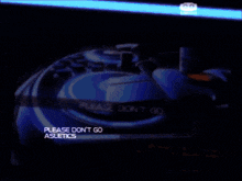 an advertisement for please don t go athletics