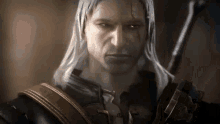 Smirking Geralt Of Rivia GIF - Smirking Geralt Of Rivia The Witcher GIFs