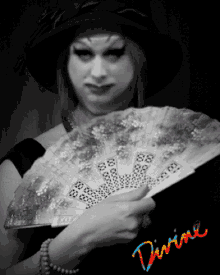 divine drag queen fan vintage fan art