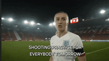 Shooting Practice For Everybody Tomorrow Leah Williamson GIF - Shooting Practice For Everybody Tomorrow Leah Williamson GIFs
