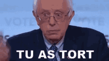 Tort GIF - Bernie Sanders Worried Boom GIFs