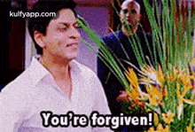 You'Re Forgiven!.Gif GIF - You'Re Forgiven! Shah Rukh Khan Plant GIFs