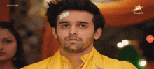 a man with a bandage on his forehead is shown on a screen that says my desire