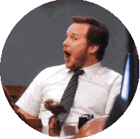 Oh Yeah Parks And Recreation Sticker - Oh Yeah Parks And Recreation Chris Pratt Stickers