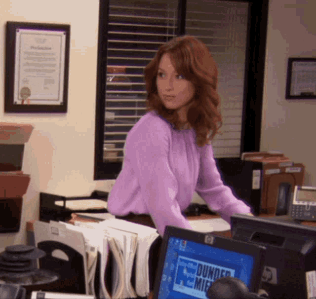 The Office Erin GIF - The Office Erin Finger - Discover & Share GIFs