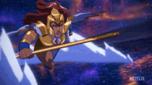 Changing Weapon Teela GIF - Changing Weapon Teela Masters Of The Universe Revelation GIFs