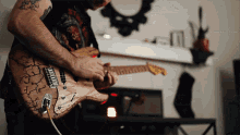 Playing Guitar Jared Dines GIF - Playing Guitar Jared Dines Lets Rock GIFs