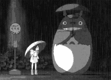 Jumping Totoro GIF - Studio Ghibil Satsuki My Neighbor Totoro GIFs
