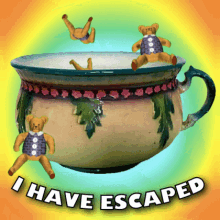 i have escaped im free freedom chamber pot potty