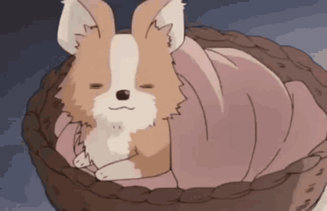 Anime Dog Sleeping GIF  Anime Dog Sleeping  Discover  Share GIFs