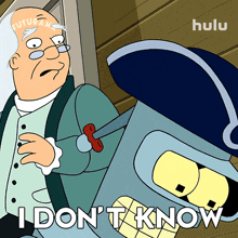 I Don'T Know And I Don'T Care Bender GIF