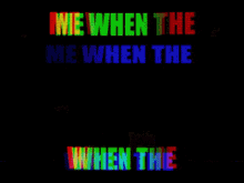 a man sitting in front of a wall with the words me when the me when the me when the me when the