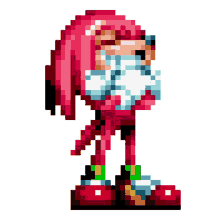 knuckles the echidna sega sonic the hedgehog gaming laughing