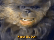 Star Wars Happy Life Day GIF - Star Wars Happy Life Day Wookie GIFs