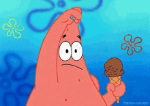 Sponge Bob Square Pants Patrick Star GIF - Sponge Bob Square Pants Patrick Star Ice Cream GIFs