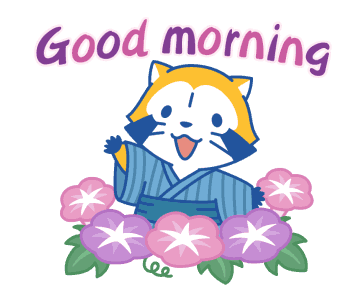 Rascal Good Morning Sticker - Rascal Good Morning Stickers