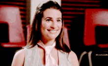Glee Rachel Berry GIF - Glee Rachel Berry Smiling GIFs
