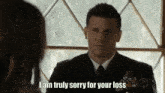 I Am Truly Sorry For Your Loss And It Is Your Loss GIF - I Am Truly Sorry For Your Loss And It Is Your Loss Seal Team GIFs