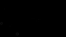 a black background with white lines that looks like a skeleton