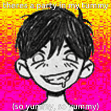 So Yummy Theres A Party In My Tummy GIF - So Yummy Theres A Party In My Tummy Omori GIFs