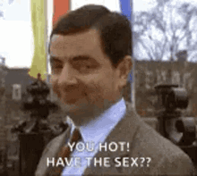 Mr Bean When You See Your Crush GIF - Mr Bean When You See Your Crush Trying To Flirt GIFs
