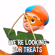 we%27re looking for treats blippi blippi wonders   educational cartoons for kids we%27re seeking for treats we%27re on the hunt for treats