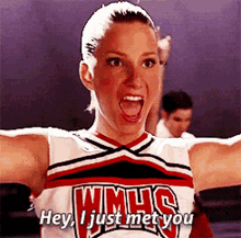 Glee Brittany Pierce GIF - Glee Brittany Pierce I Just Met You GIFs