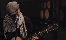 Playing Guitar Foy Vance GIF - Playing Guitar Foy Vance The Wild Swans On The Lake GIFs