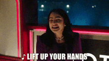 Riverdale Veronica Lodge GIF - Riverdale Veronica Lodge Lift Up Your Hands GIFs